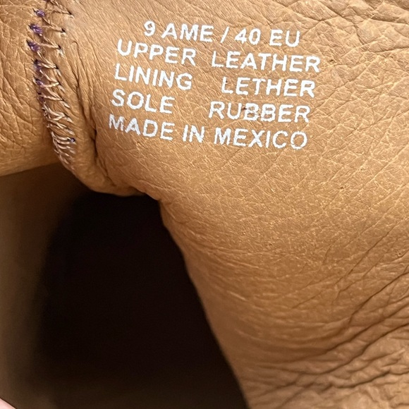 Musse & Cloud Booties Womens 9 Brown Leather Western Boho Ankle Boots Athya - Picture 8 of 11